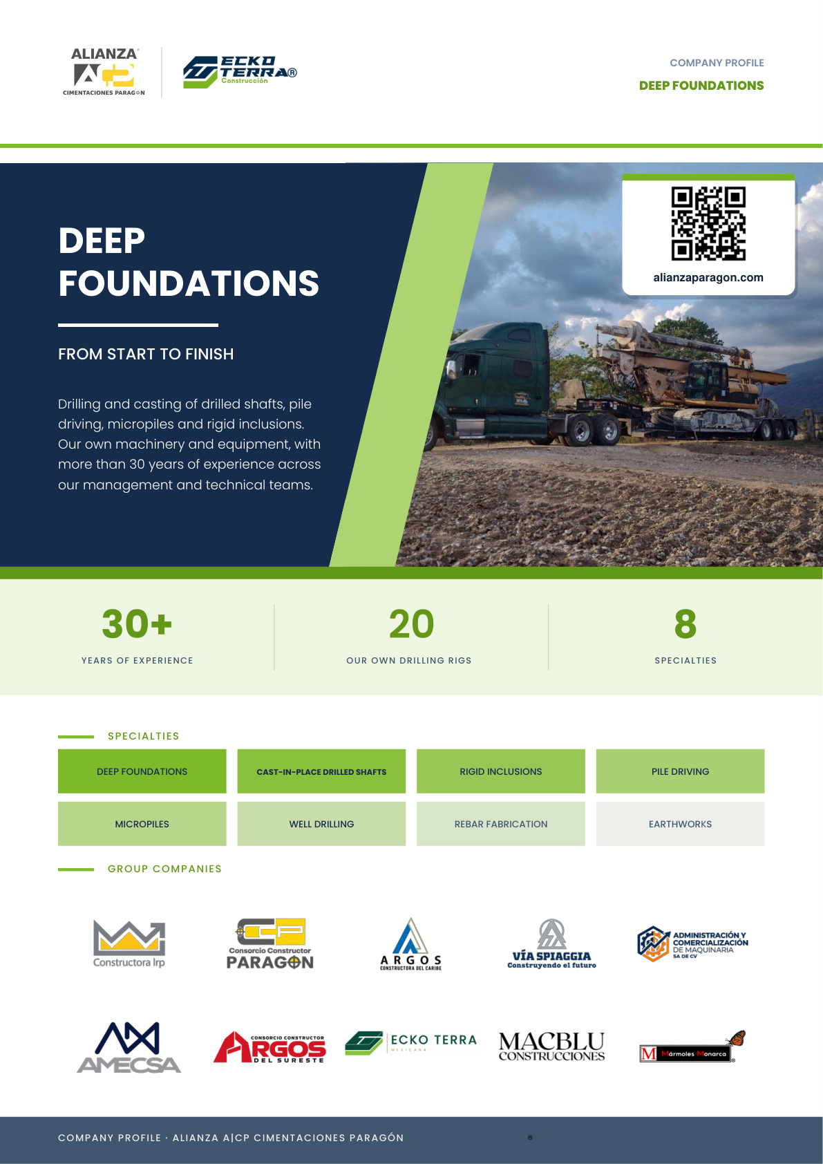 Foundation company profile cover